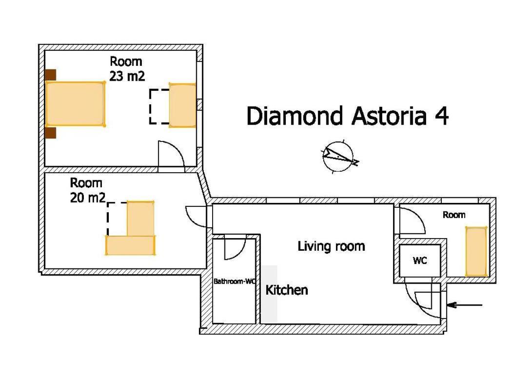 شقة Diamond Astoria 4 بودابست المظهر الخارجي الصورة